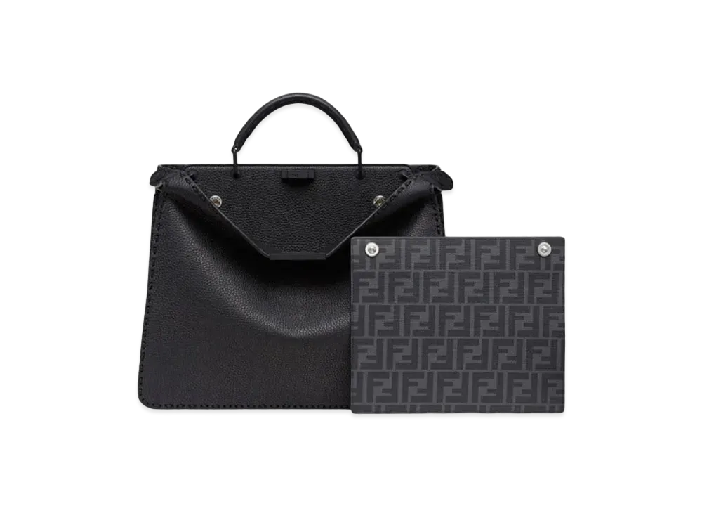 フェンディ ピーカブー アイシーユー ミディアム レザー バッグ