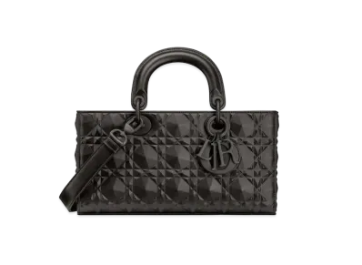 Dior Lady D-Joy Bag Cannage Calfskin "Black"
