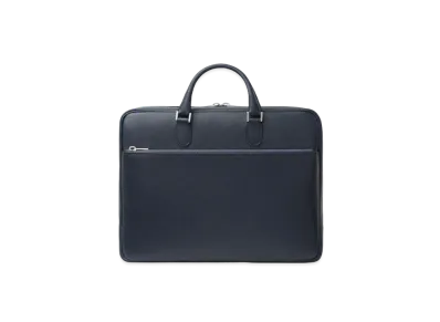 Valextra Double Handle Briefcase "Navy"