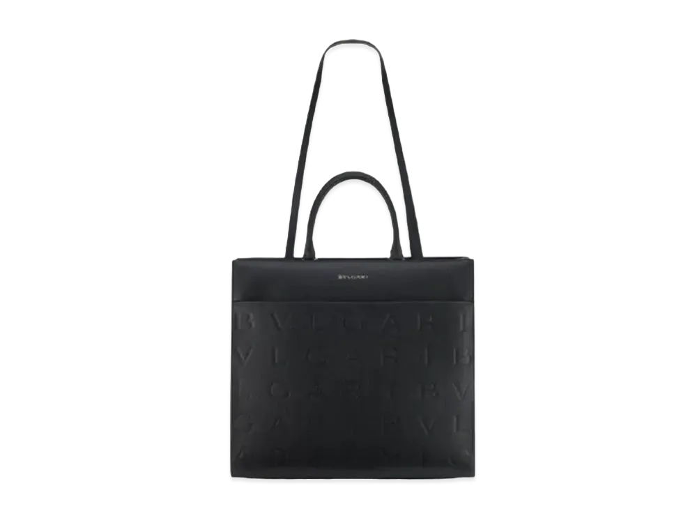 BVLGARI BVLGARI Logo Infinitum Tote "Black"