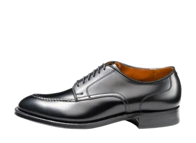 ALDEN Moc Toe Ox. Modified Shell Cordovan "Black" 54039 D Single Leather Sole