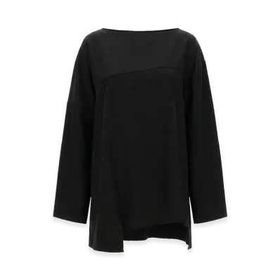 Jil Sander Women's Asymmetrical Top "Black"