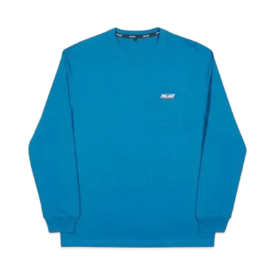 PALACE Basically a Pocket Longsleeve "Blue"