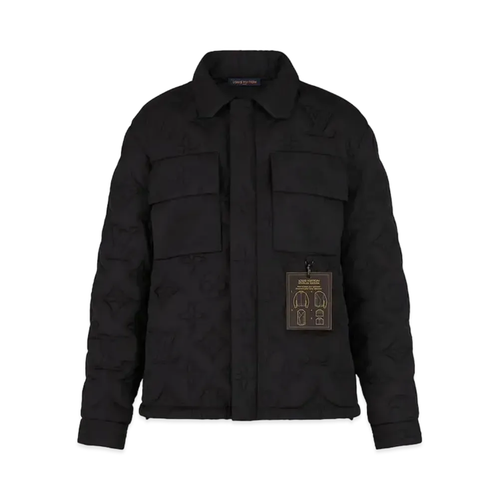 Louis Vuitton Monogram Light Padded Blouson "Black"