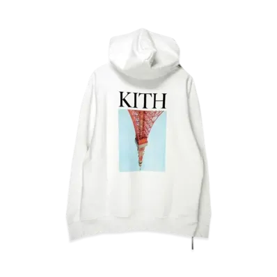 KITH TOKYO TOWER HOODIE "White"