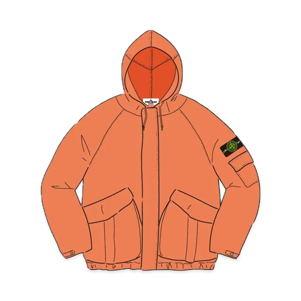 Supreme x Stone Island Corduroy Jacket "Orange"