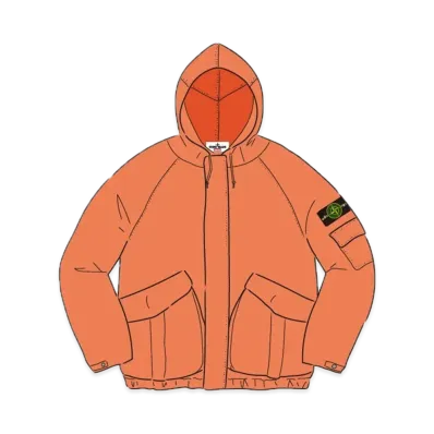 Supreme x Stone Island Corduroy Jacket "Orange"