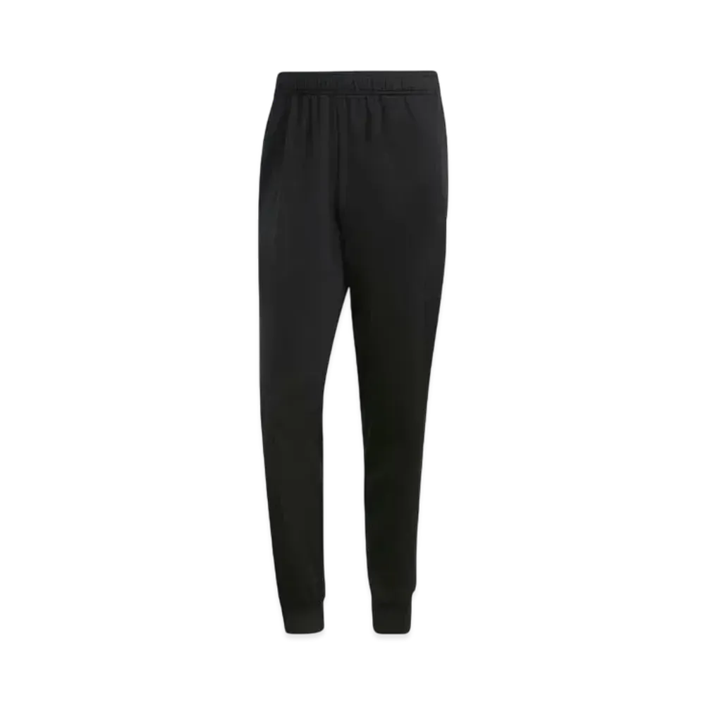 adidas Prime Green Essentials Warm Up Tapered Three Stripes Track Pants "Black/Black"