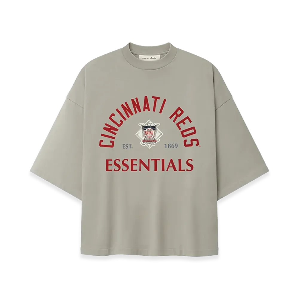 FEAR OF GOD ESSENTIALS Reds National League Merch Tee "Seal"