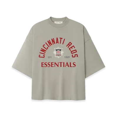 FEAR OF GOD ESSENTIALS Reds National League Merch Tee "Seal"
