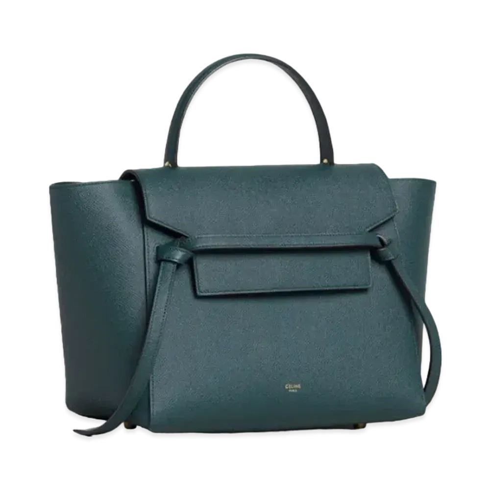 CELINE Micro Belt Bag in Grained Calfskin "Amazone"