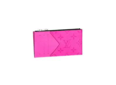 Louis Vuitton Coin Card Holder Taigarama "Fuchsia"