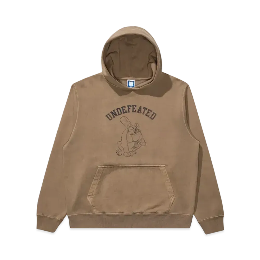UNDEFEATED Bulldog Pullover Hood "Beige"