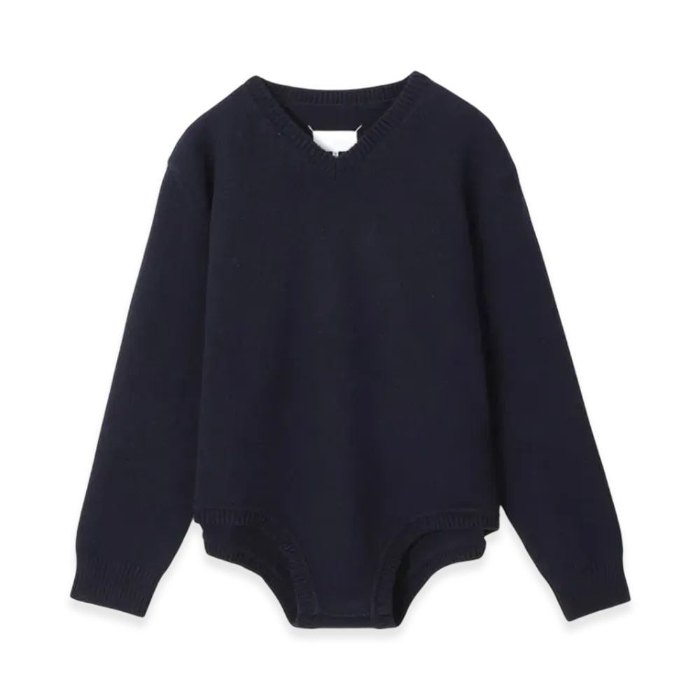 Maison Margiela V-Neck Knit "Navy"