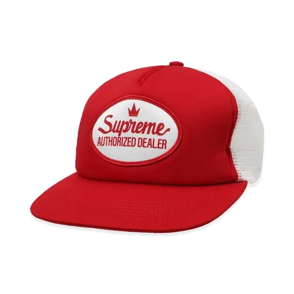 Supreme Authorized Mesh Back 5-Panel "Red" (25SS)