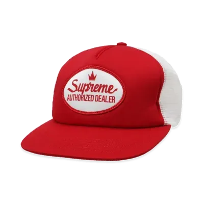 Supreme Authorized Mesh Back 5-Panel "Red" (25SS)