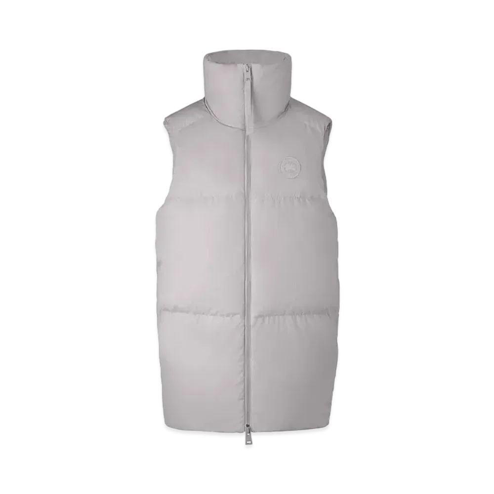 CANADA GOOSE Garnet Long Vest "Moonstone Grey"