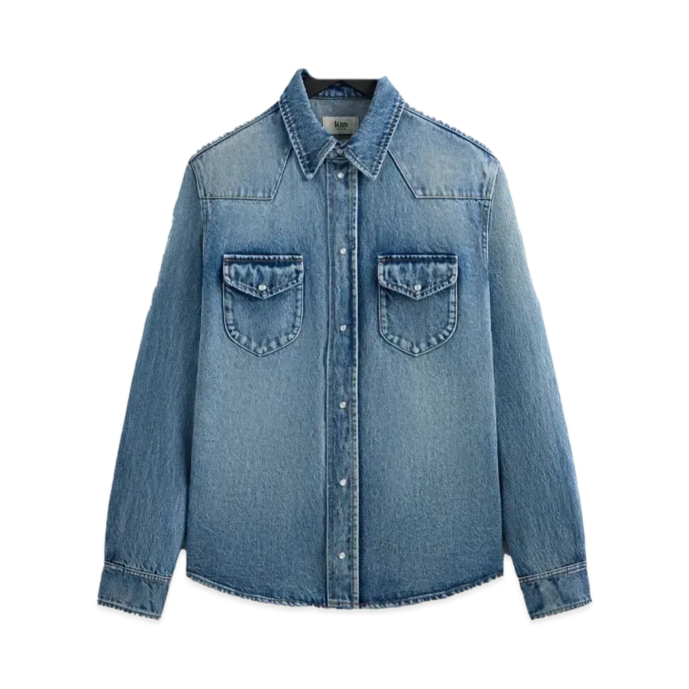 Kith Webster Denim Shirt "Medium Indigo"
