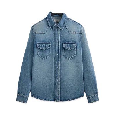 Kith Webster Denim Shirt "Medium Indigo"