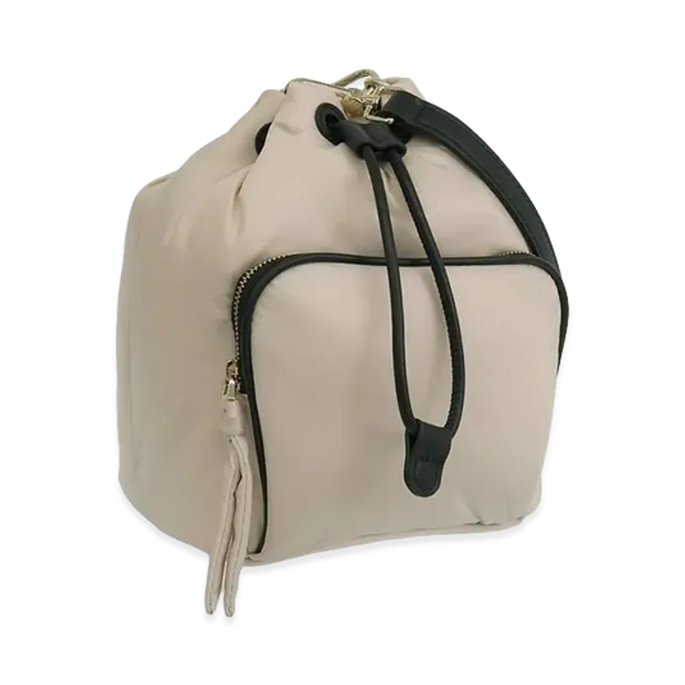 FURLA Gaia Mini Bucket Bag "Beige"
