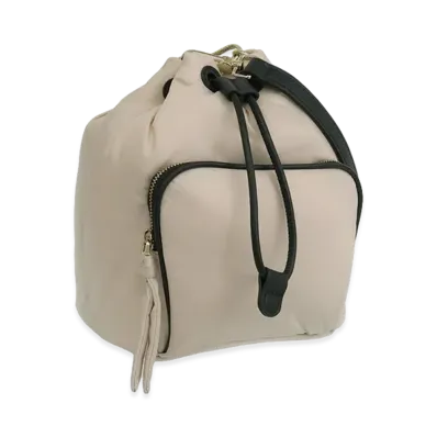 FURLA Gaia Mini Bucket Bag "Beige"