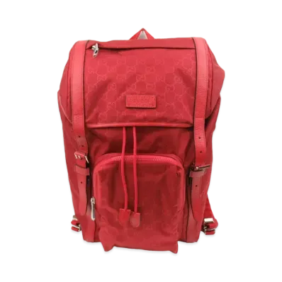 GUCCI Backpack GG Nylon "Red"