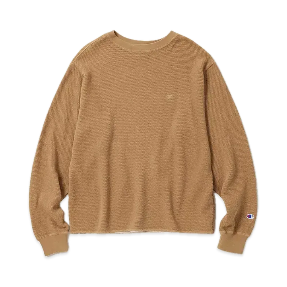 Champion Long Sleeve T-Shirt "Camel"