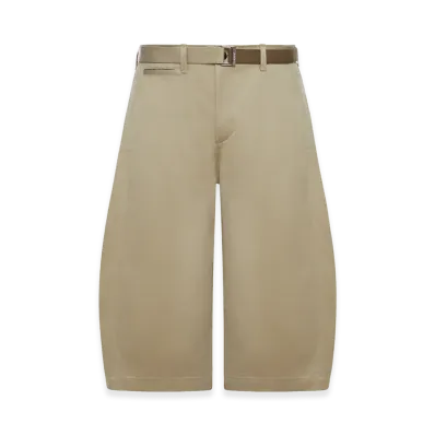 sacai Cotton Chino Trousers "Beige"