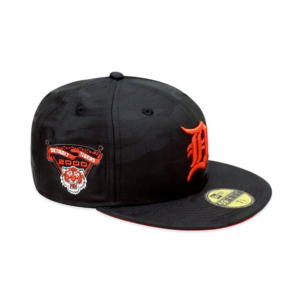 NEW ERA x THE CAP 59Fifty Smokescreen Detroit Tigers "Black Camo"