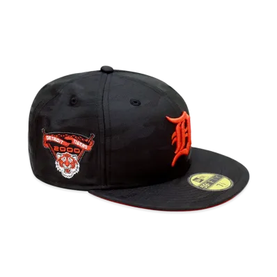 NEW ERA x THE CAP 59Fifty Smokescreen Detroit Tigers "Black Camo"