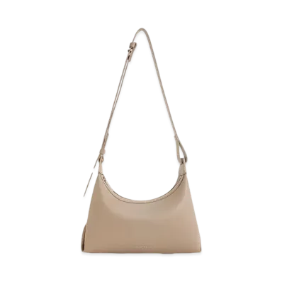 CHARLES & KEITH Aurelie Trapeze Hobo Bag "Taupe"