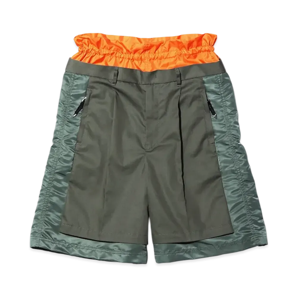 PORTER x TOGA Nylon short pants SP "Khaki"