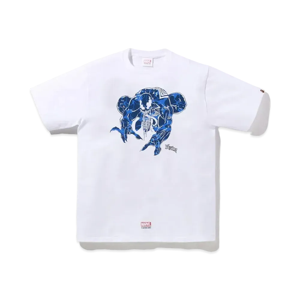 A BATHING APE x MARVEL VENOM TEE "White"