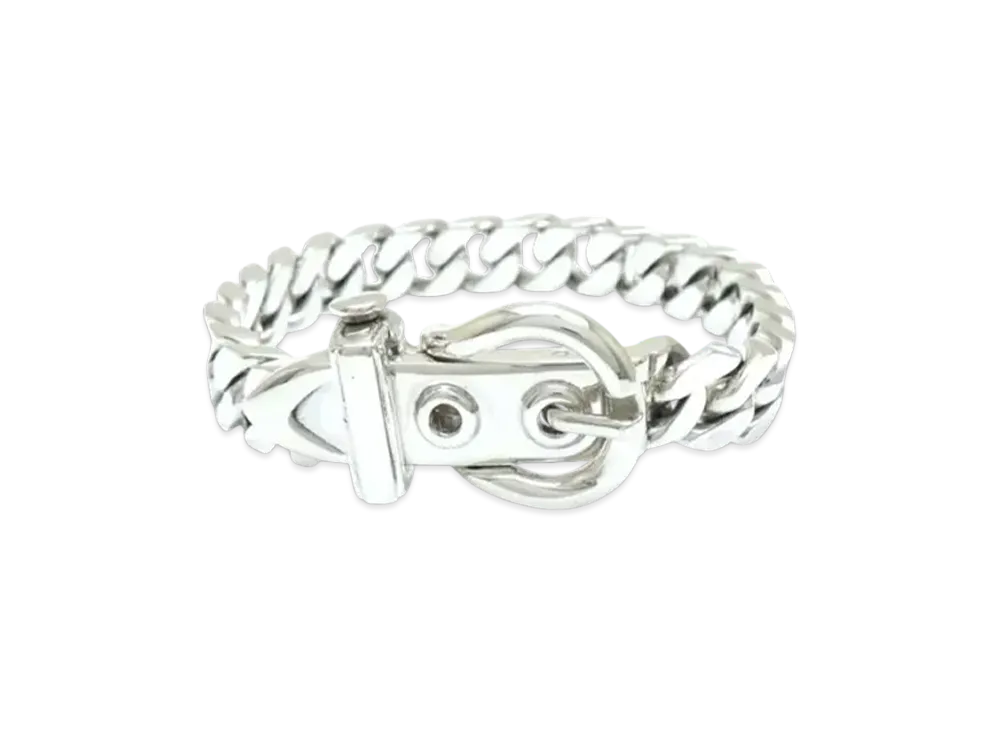 Hermes Boucle Sellier PM Bracelet "Silver"