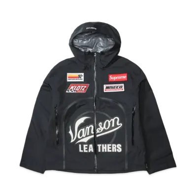 Supreme x Vanson Leathers GORE-TEX Shell Jacket "Black"