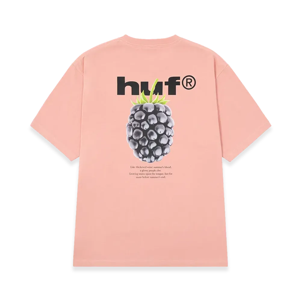 HUF Black Berry Tee "Peach"