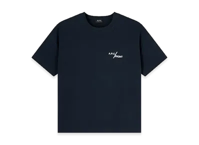 A.P.C. x Fragment Design T-Shirt Frgmt Print 1 "Navy"