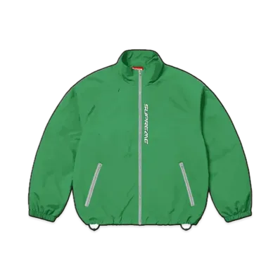 Supreme Contrast Zip Track Jacket "Green"