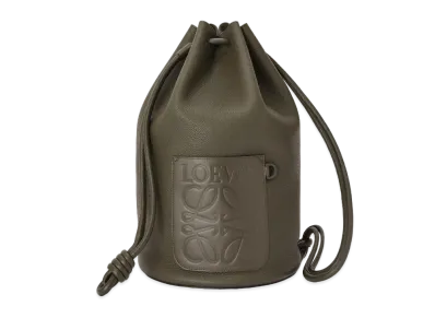 LOEWE Sailor Bag In Grained Calfskin "Dark Khaki Green"