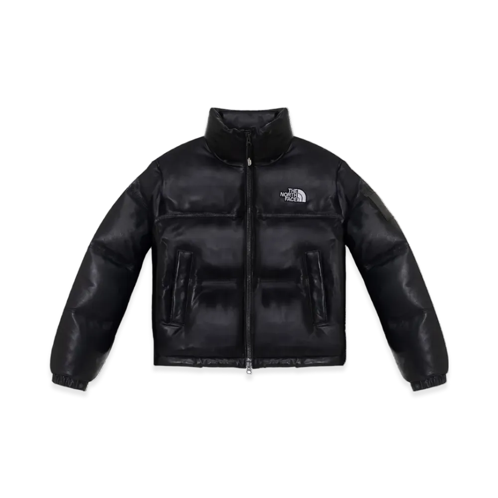 The North Face White Label Leather Nuptse RDS Down Jacket - 24FW (W) "Black"