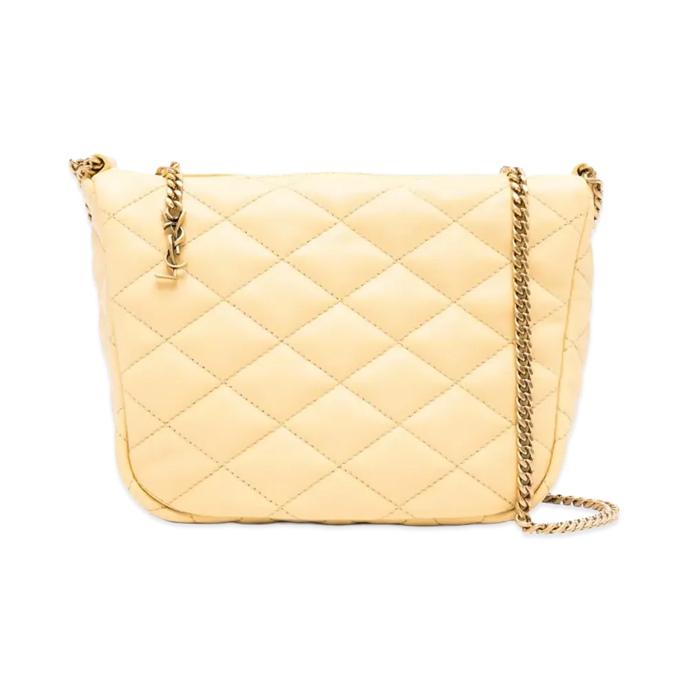 Saint Laurent Women's YSL Pw Mbag "Yellow"