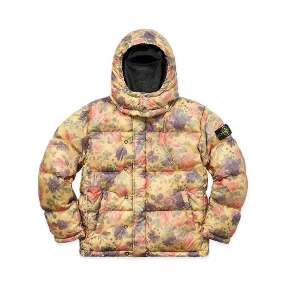 Supreme Stone Island Lamy Cover Stampato Puffy Jacket "Copper"