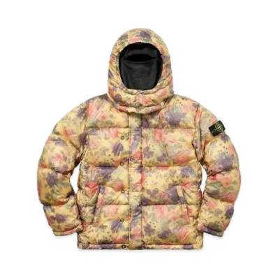 Supreme Stone Island Lamy Cover Stampato Puffy Jacket "Copper"