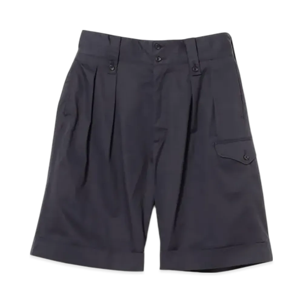 ENGINEERED GARMENTS Gurkha Short - High Count Twill "Navy"