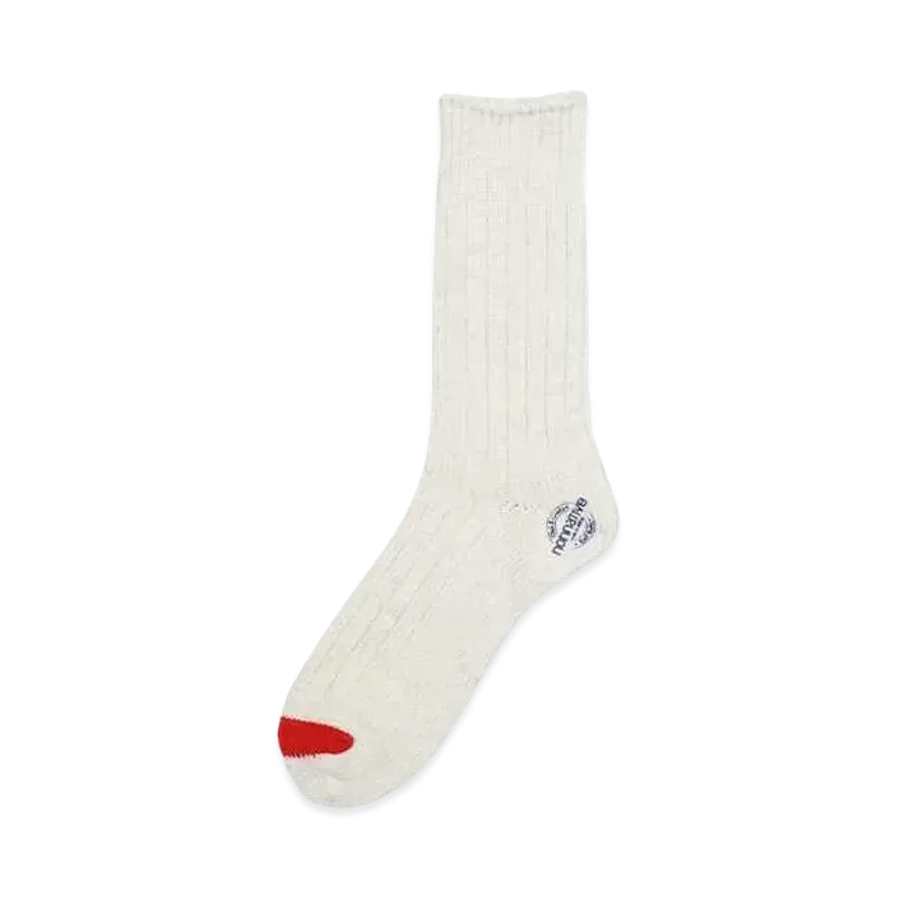 nonnative DWELLER SOCKS HI W/N/C/P/Pu WOVEN "OFF WHITE"