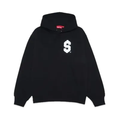 Supreme $ Hooded Sweatshirt "Black"