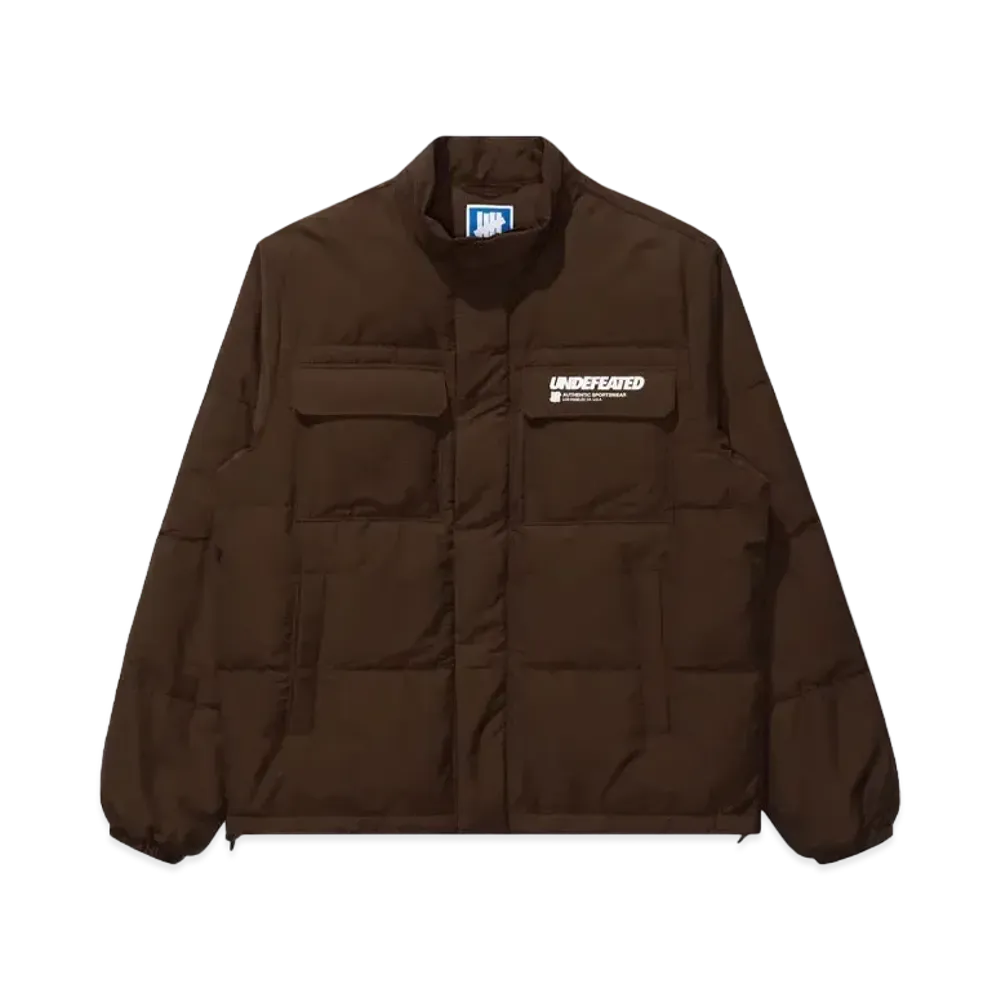 UNDEFEATED Puffer Jacket "Brown"