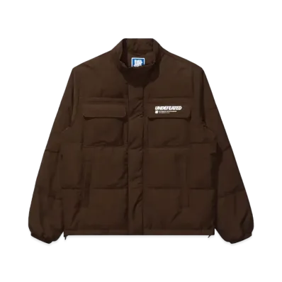 UNDEFEATED Puffer Jacket "Brown"