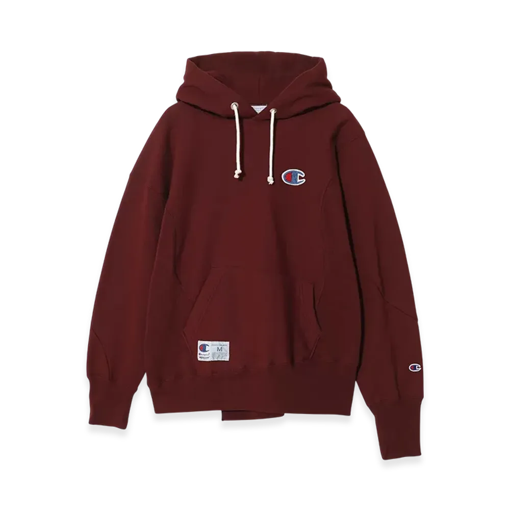 UNDERCOVER x Champion Cotton Polyester Fleece Lined Sweat Hoodie "Bordeaux"