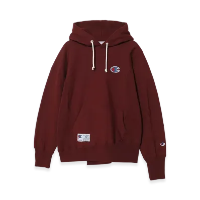 UNDERCOVER x Champion Cotton Polyester Fleece Lined Sweat Hoodie "Bordeaux"
